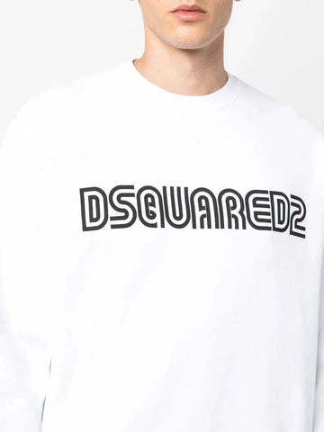 DSQ2 logo-print cotton sweatshirt