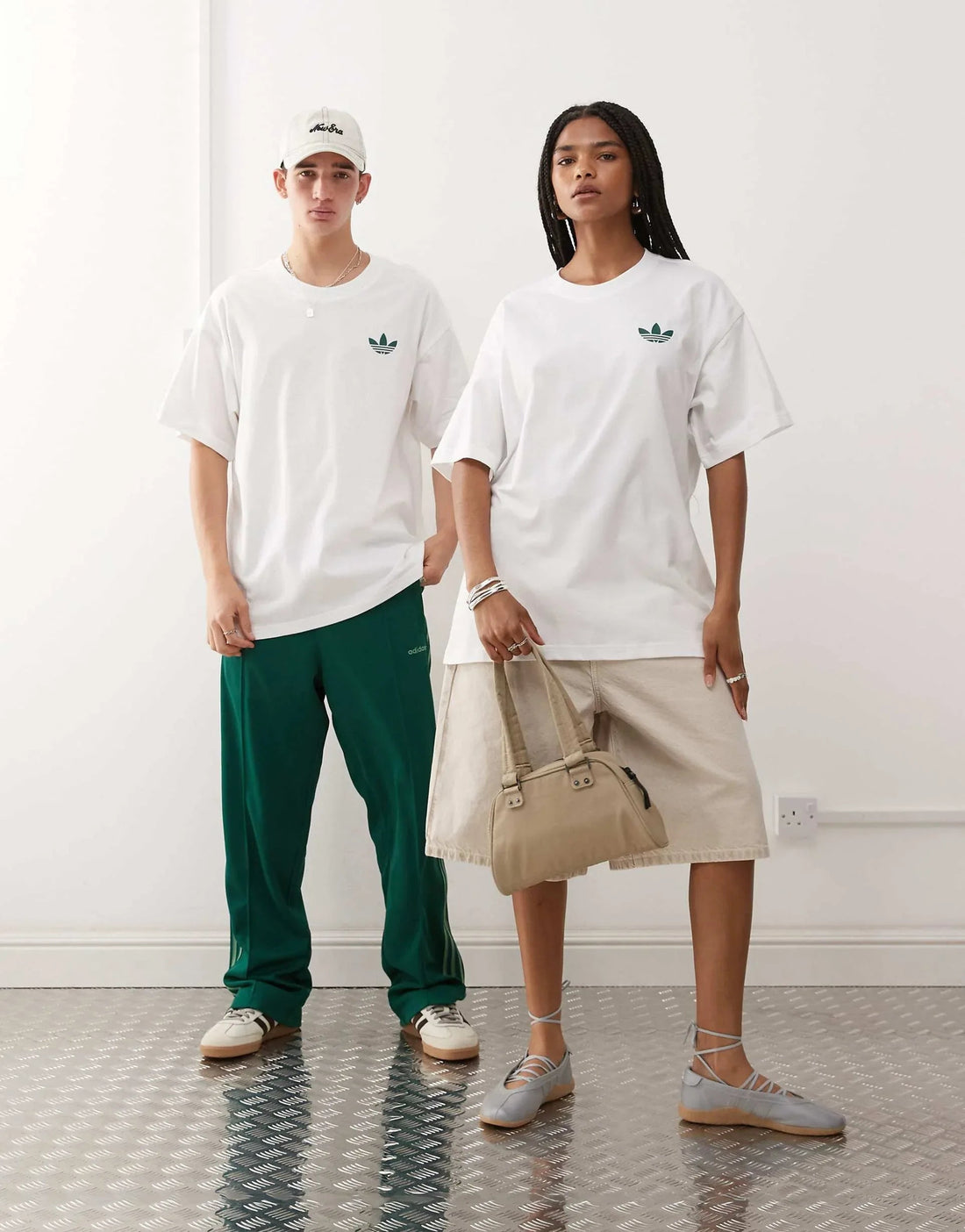 Originals Sport Club graphic Oversized t-shirt in white