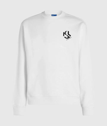 KLJ printed white sweatshirt