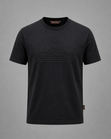 Carbon Matte Textured Shield Tee