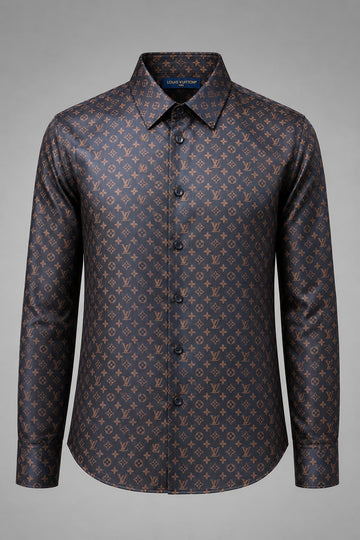 Mochaccino Roasted Tailored Button-Down Shirt
