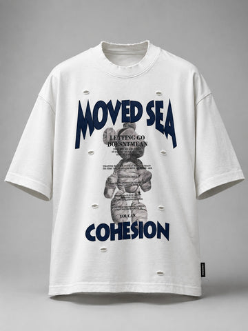 The "Moved Sea" Distressed Graphic Tee