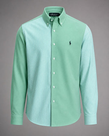 Hybrid Identity Stripe Oxford Shirt