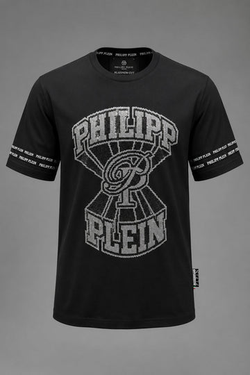 Iron Block Typo Crystal Tee