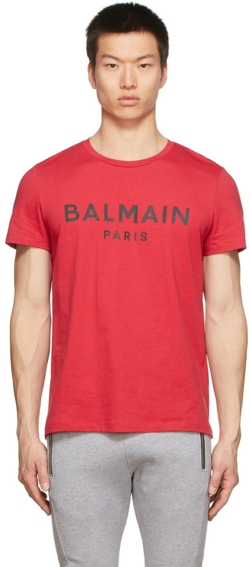 Red Printed Logo T-Shirt