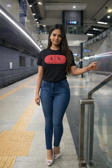 Black and Red classic T-SHIRT