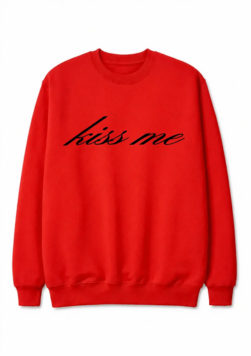 “Kiss Me” Fleece Sweatshirt
