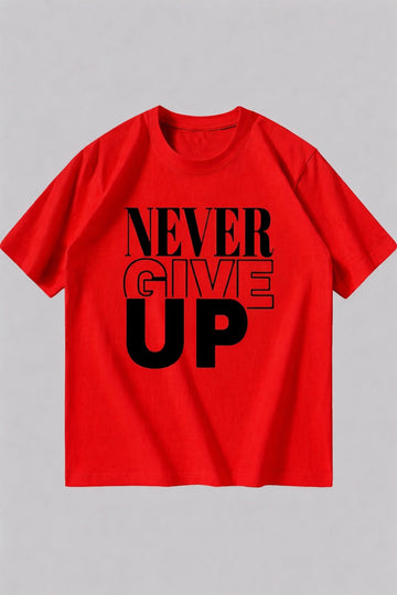 Never Give Up Oversized T-shirt