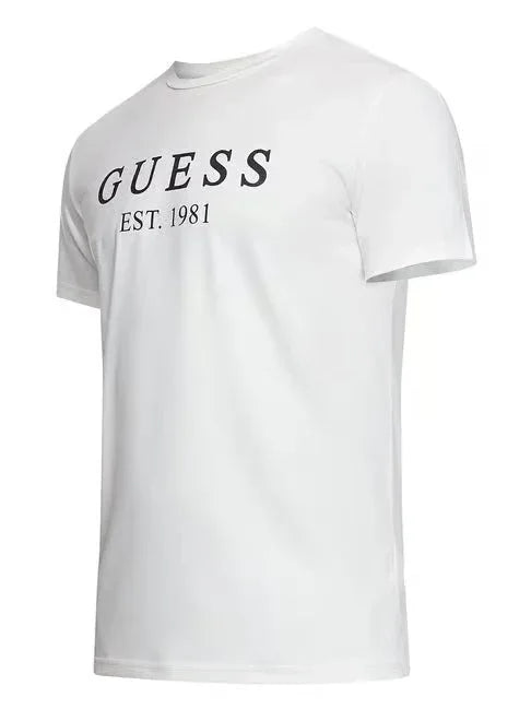 GUESS Men Brand Logo Printed T-shirt