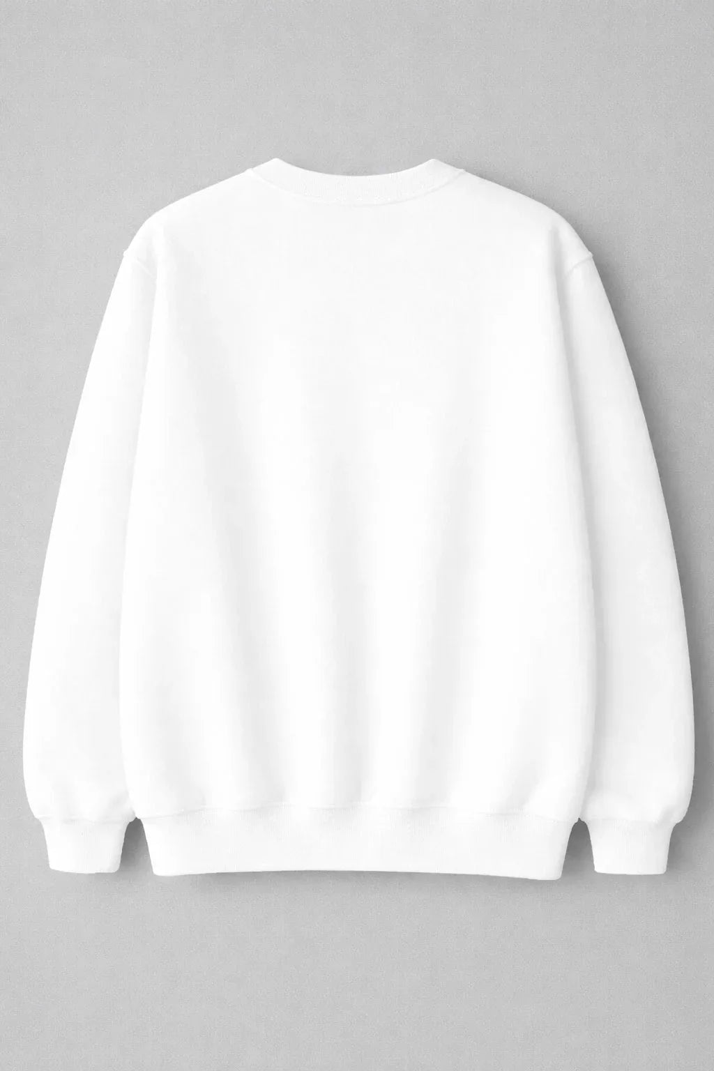 White BOSS logo printed sweatshirt