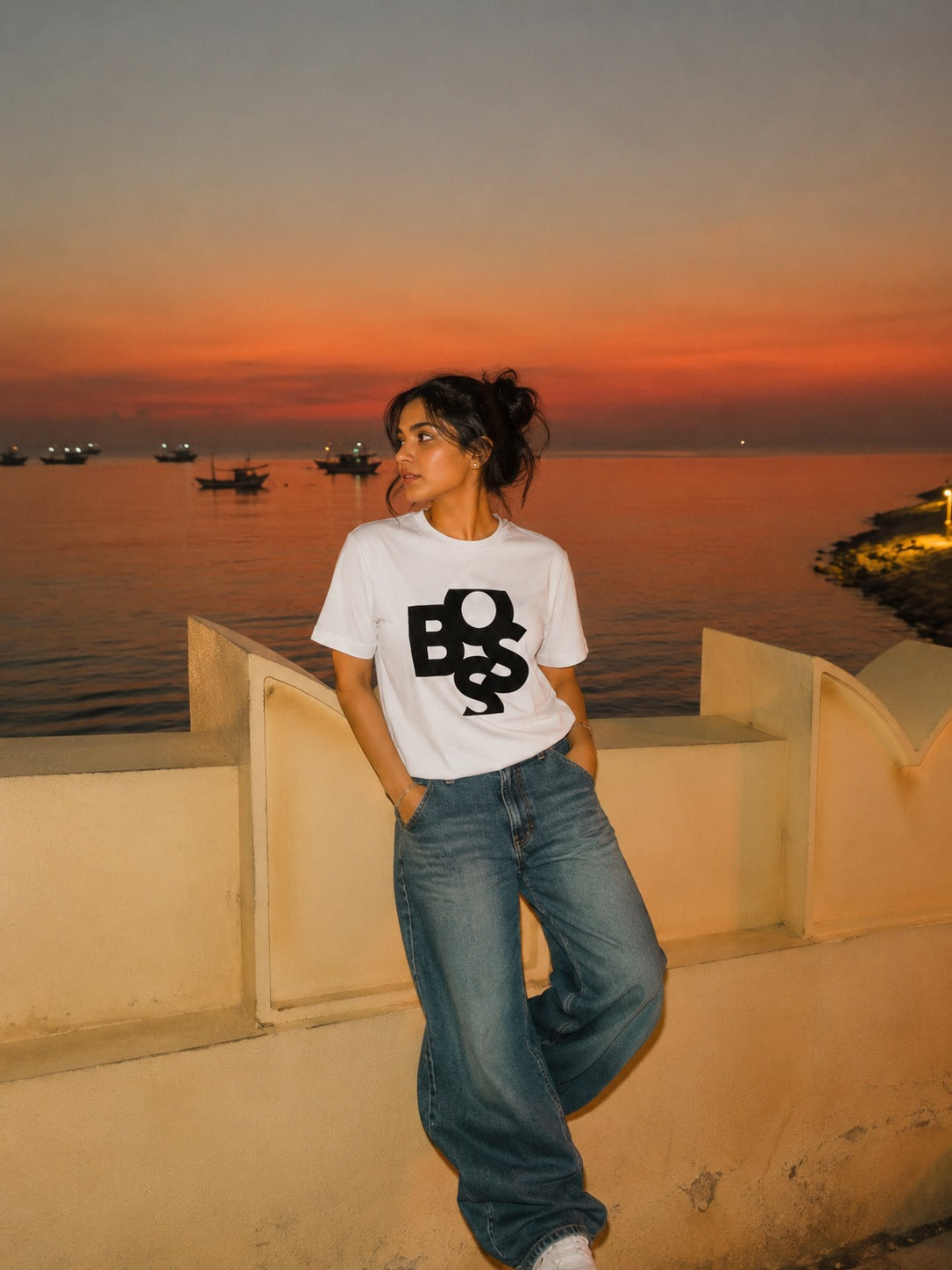 Block Typo Tee