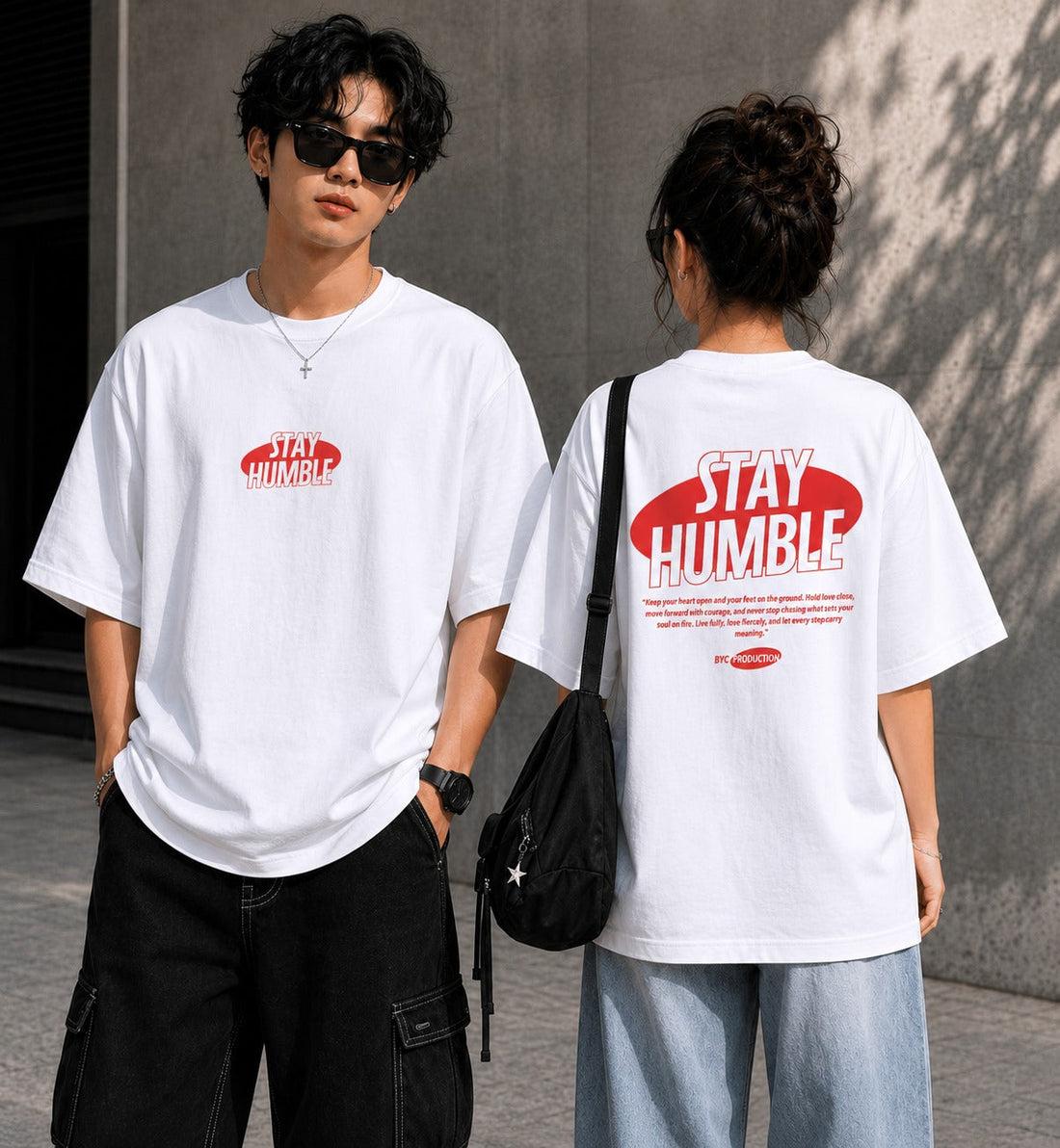 The "Stay Humble" Oversized Tee