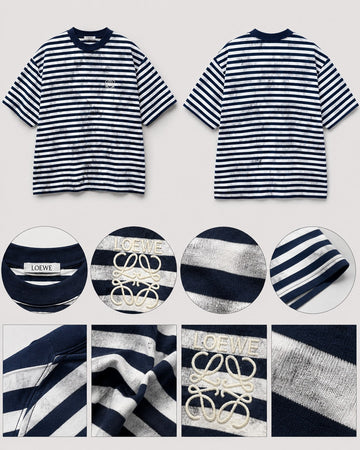Eclipse Stripe Oversized Tee