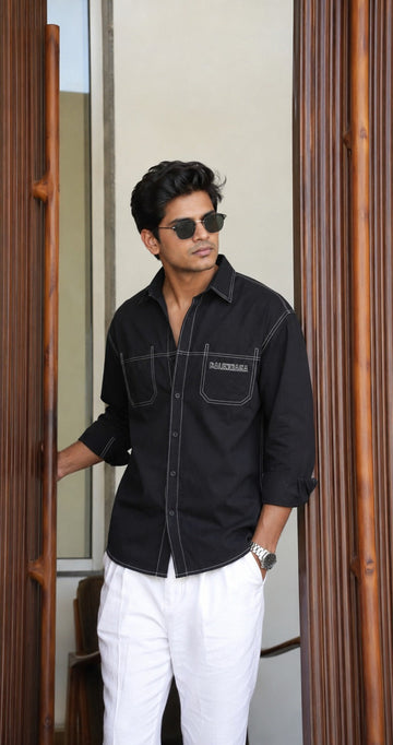 Monochrome Framing Shirt