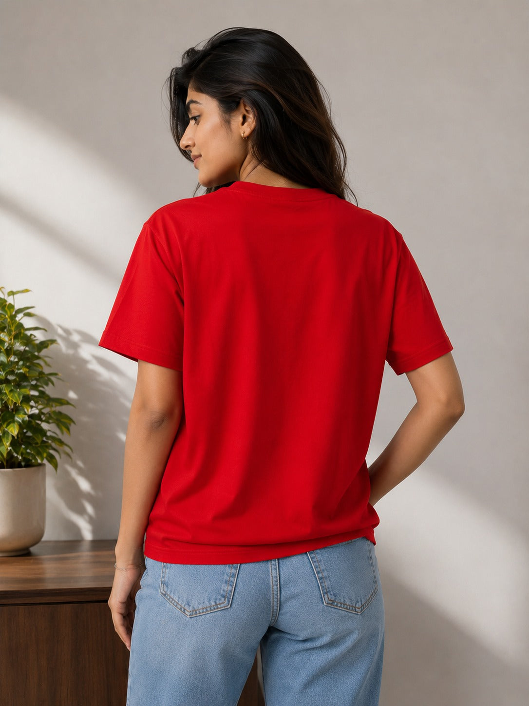 The "Chevron Cross" Red Men's Tee