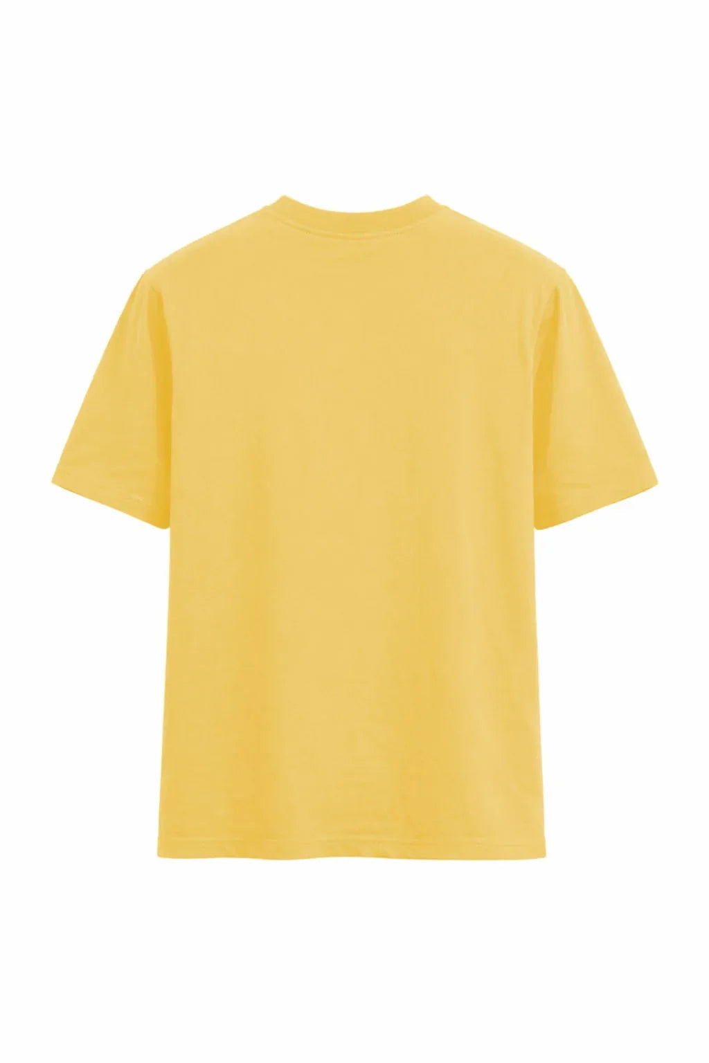Men's Crew Neck T-Shirt - Yellow