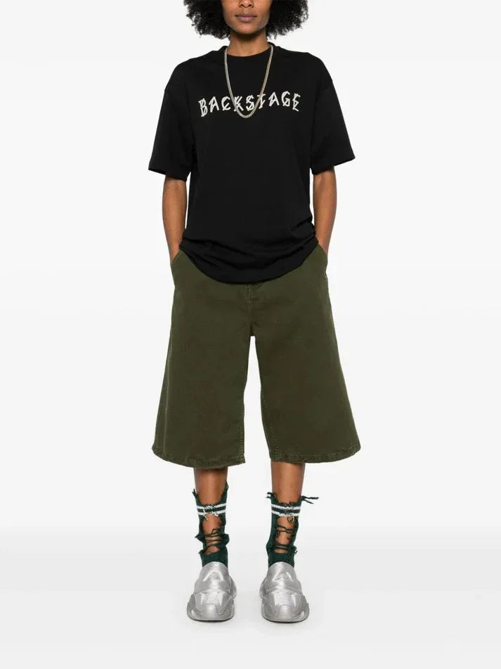 Backstage GROUP logo-print T-shirt