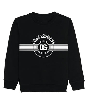 Parallel Lines with Mix Logo printed cotton sweatshirt