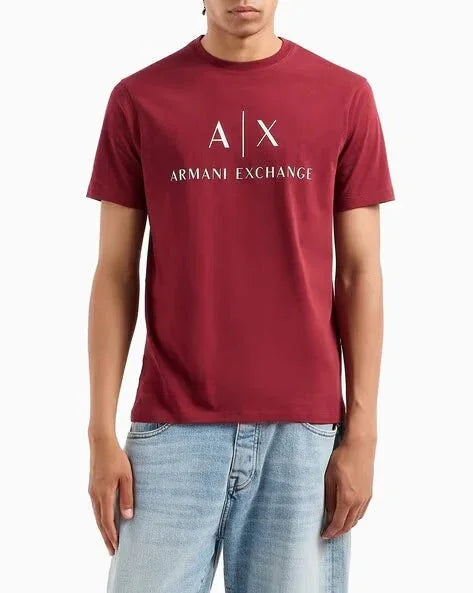 Logo Print Regular Fit Cotton Crew-Neck T-Shirt