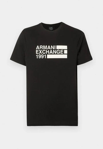 Armani 1991 Black solid t-shirt