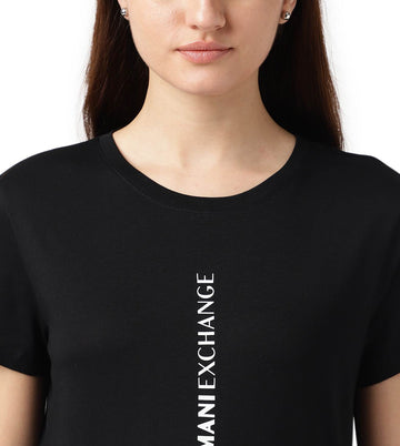 Signature Logo Black Jersey T-shirt