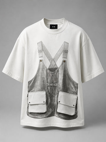 Harness Vest Oversized Boxy Crew